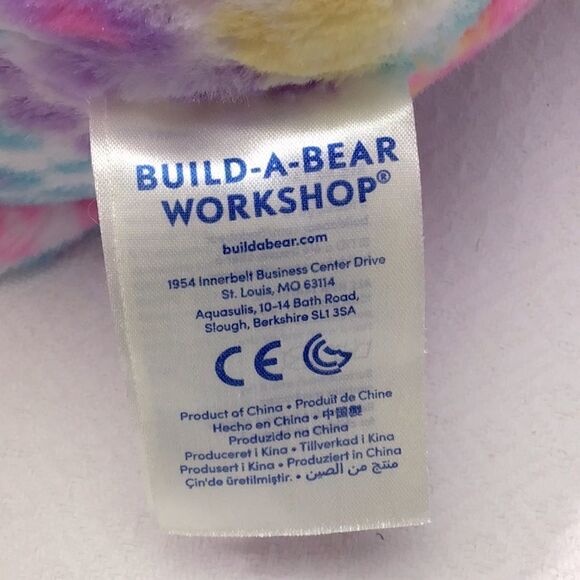 Build-A-Bear Rainbow Leopard Print Kitty - Picture 7 of 9